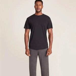 Barefoot Dreams Men’s Malibu Black Short Sleeve Tee